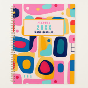 Personalised Fun Colourful 2025 Planner