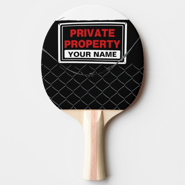 Personalised Fun Cool Unique *Great Gift* Ping Pong Paddle (Front)