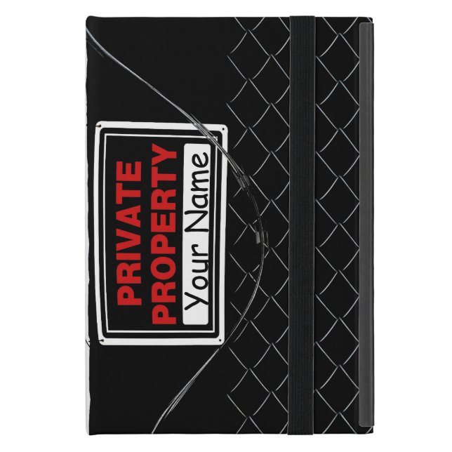 Personalised Fun Cool Unique Monogram Great Gift Cover For iPad Mini (Front Closed)