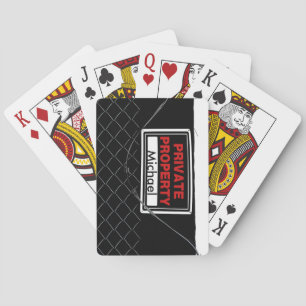 Personalised Fun Cool Unique Monogram Great Gift Playing Cards