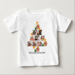 Personalised Fun Family Christmas 11 Photo Collage Baby T-Shirt<br><div class="desc">Personalised Fun Family Christmas 11 Photo Collage. Personalise this unique Christmas design template with 11 photos and family name. Perfect gift idea for the holiday season like Christmas in July and Christmas holiday in general.</div>