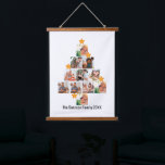 Personalised Fun Family Christmas 11 Photo Collage Hanging Tapestry<br><div class="desc">Personalised Fun Family Christmas 11 Photo Collage. Personalise this unique Christmas design template with 11 photos and family name. Perfect gift idea for the holiday season like Christmas in July and Christmas holiday in general.</div>