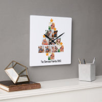 Personalised Fun Family Christmas 11 Photo Collage