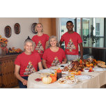 Personalised Fun Family Christmas 11 Photo Collage T-Shirt<br><div class="desc">Personalised Fun Family Christmas 11 Photo Collage. Personalise this unique Christmas design template with 11 photos and family name. Perfect gift idea for the holiday season like Christmas in July and Christmas holiday in general.</div>