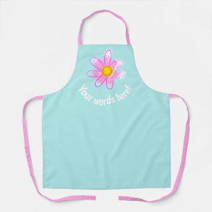 Personalised Fun Flower Apron