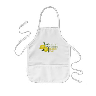 Personalised Fun Kids Lemonade Stand Apron