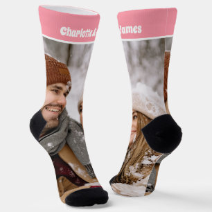 Personalised Fun Novelty Photo and Text Template Socks