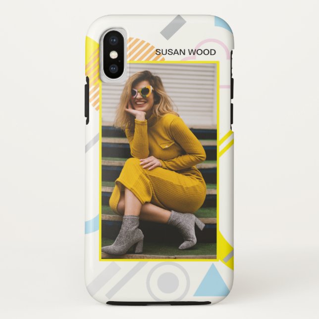 Personalised Funky Abstract Photo Case-Mate iPhone Case (Back)