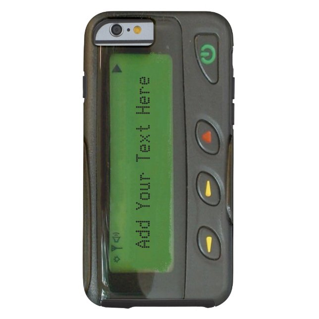 Personalised Funny 90s Old School Pager Case-Mate iPhone Case (Back)