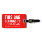 Personalised Funny Bag Attention | Humour Joke