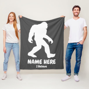 Personalised Funny Bigfoot Sasquatch Blanket