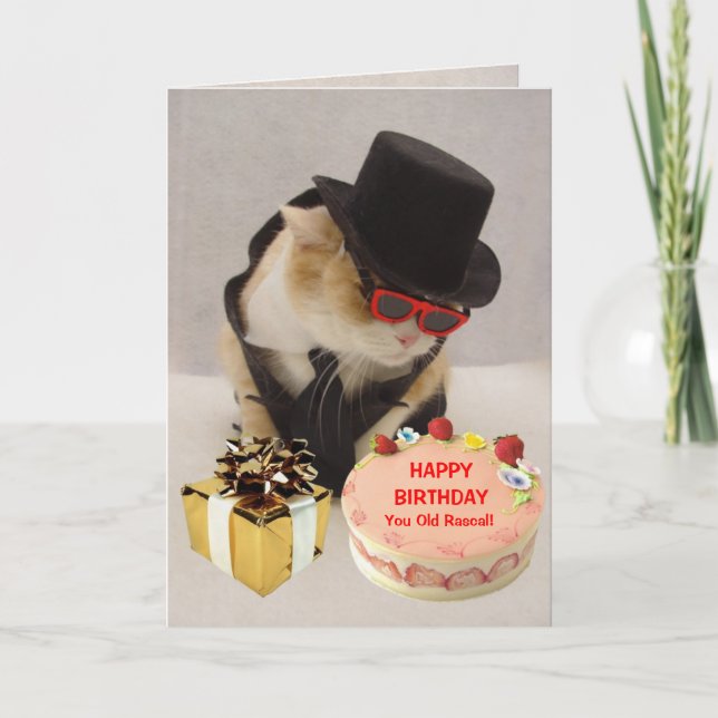 Personalised Funny Birthday Card (Front)