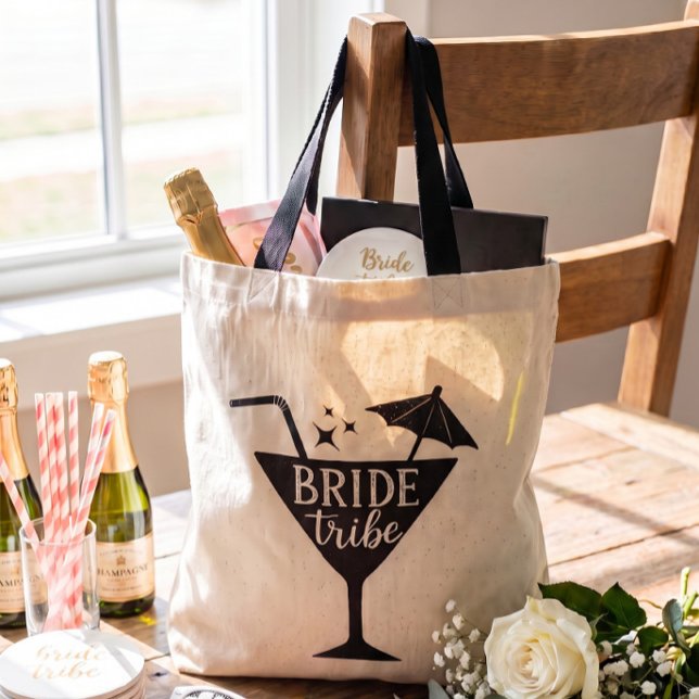 Personalised Funny Bride Tribe Bachelorette Tote Bag (Creator Uploaded)