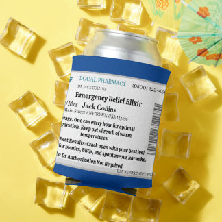 Personalised Funny Can Cooler