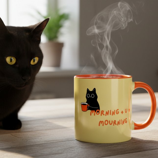 Personalised Funny Cat Gift for Her Him Coffee Mug (Creator Uploaded)