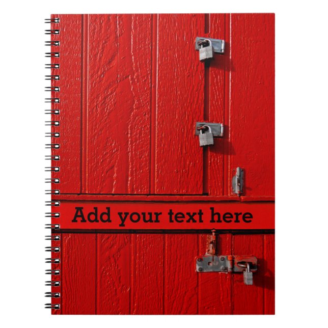 Personalised Funny Cool Cute Unique Notebook (Front)