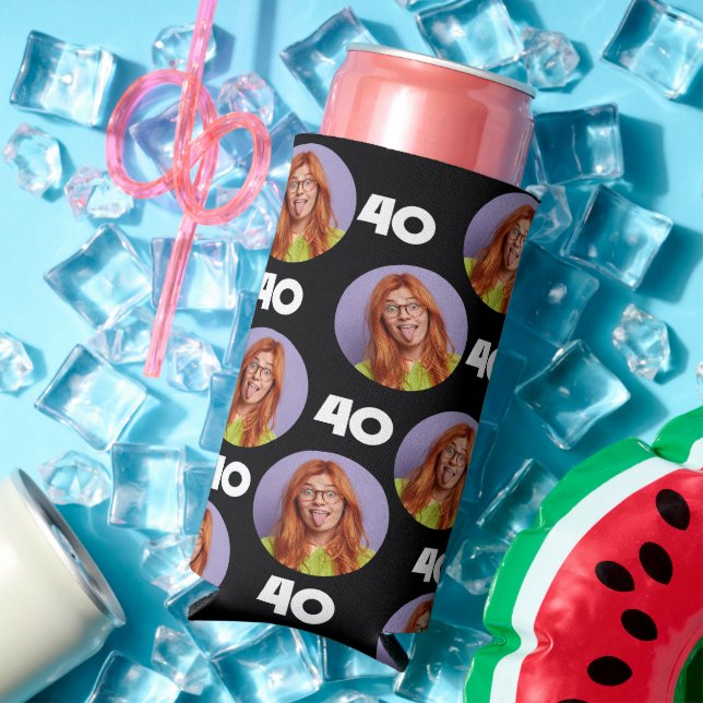 Personalised Funny Custom Birthday Party Favours Seltzer Can Cooler (In Situ Summer)