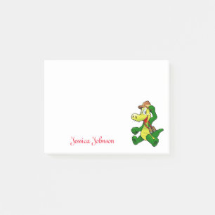 Personalised Funny Cute Green Dragon notepad