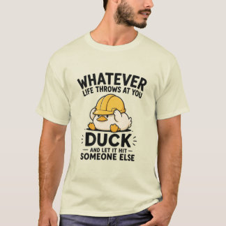 Personalised Funny Duck Mens T-Shirt