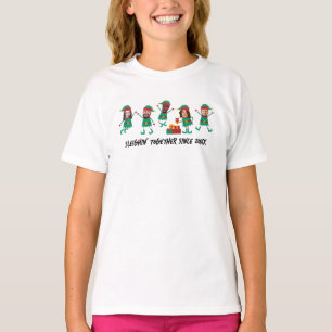 Personalised Funny Face Photo Christmas Elf T-Shirt