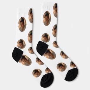 Personalised Funny Face Photo Socks