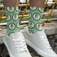 Personalised Funny Face Photo Socks