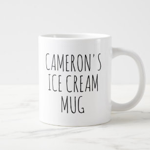 Personalised Funny Gag Novelty Gift Ice Cream  Large Coffee Mug
