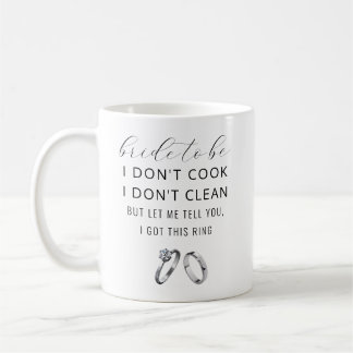 Personalised Funny Gift for a Bridal Shower White Coffee Mug