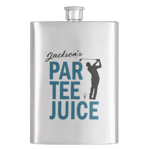 Personalised Funny Golf Par Tee Juice Hip Flask