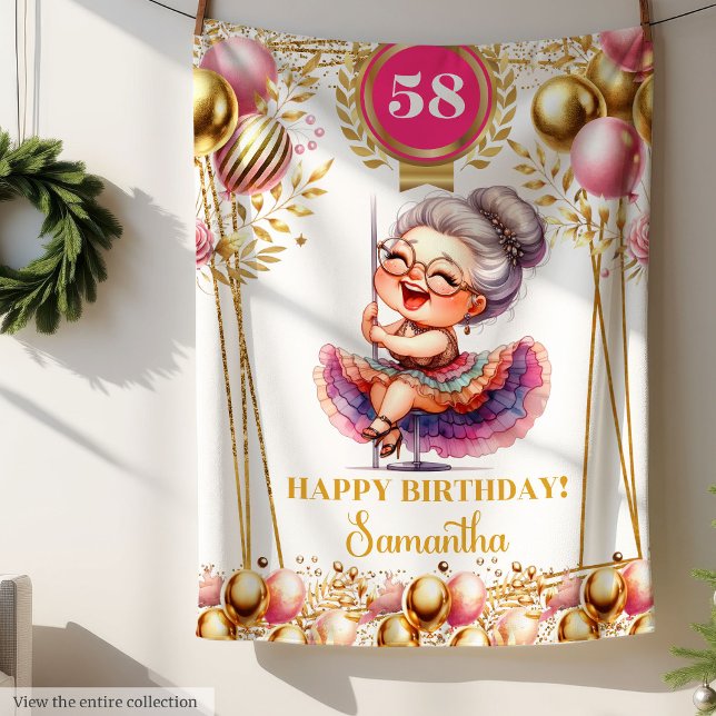 Personalised Funny Grandma Blanket Birthday Gift (Personalized Funny Grandma Blanket Birthday Gift)
