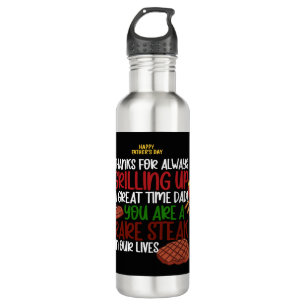 Personalised Funny Grill Chef Daddy 710 Ml Water Bottle