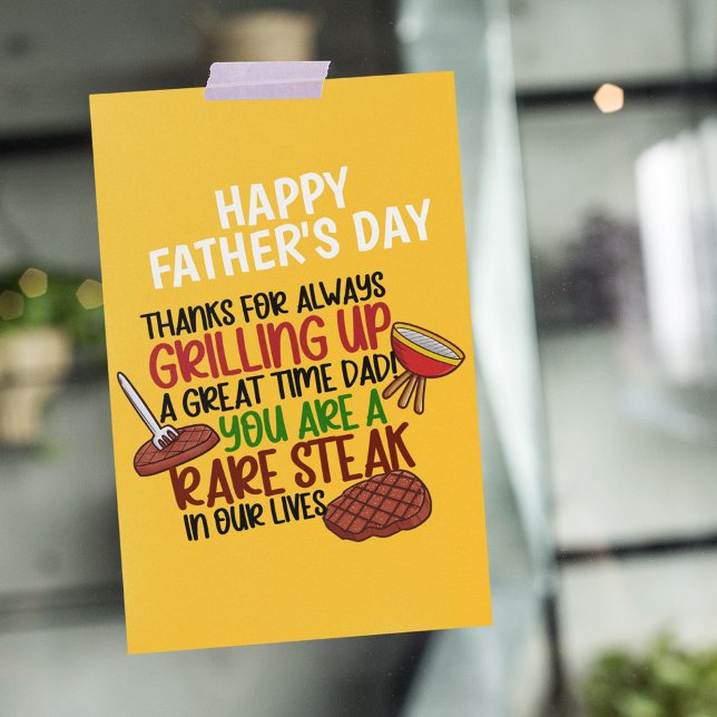 Personalised Funny Grill Chef Daddy Card (Creator Uploaded)