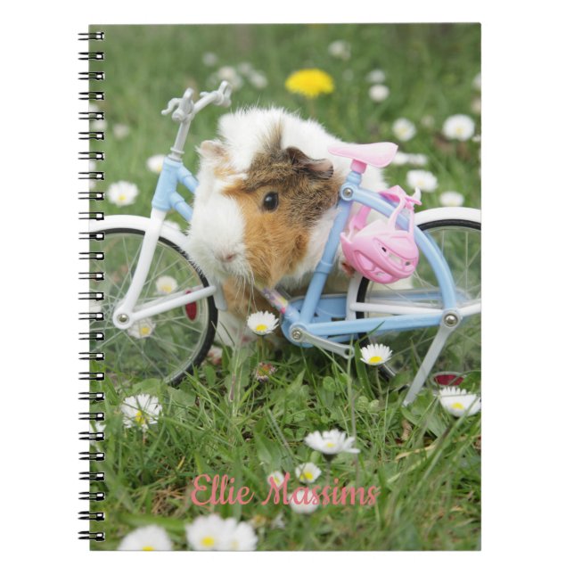 Personalised / Funny Guinea Pig Photo Notebook (Front)