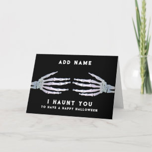 Personalised Funny Halloween Card