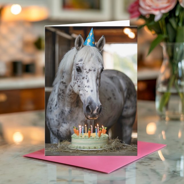 Personalised Funny Horse Birthday Card (Creator Uploaded)