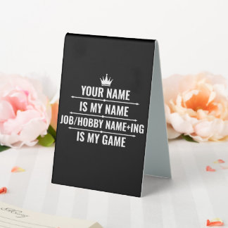 Personalised Funny Job and Hobby Name