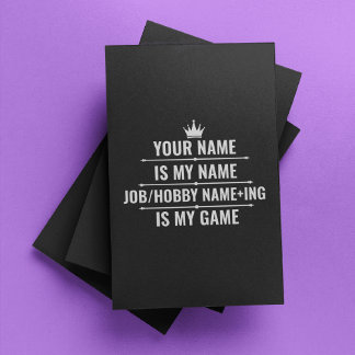 Personalised Funny Job and Hobby Name