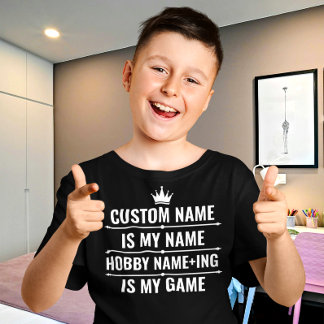 Personalised Funny Job and Hobby Name T-Shirt