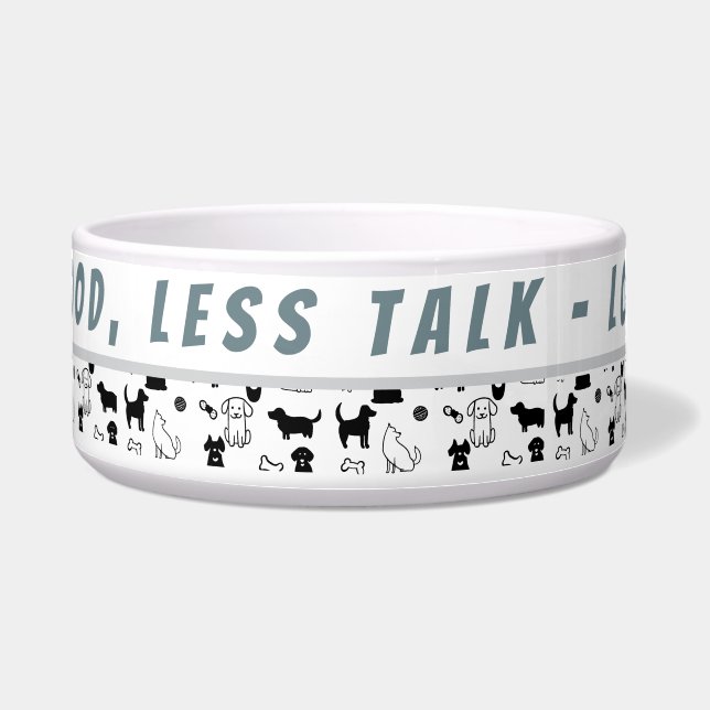 Personalised Funny Large Dog Bowl–Custom Pet Bowl (Front)