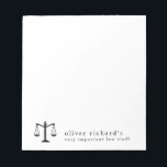Personalised Funny Law Notepad<br><div class="desc">Personalised Funny Law Notepad | Important Law Stuff | Lawyer Gift | Law School Graduation Gift</div>