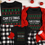 Personalised Funny Matching Ugly Christmas Family T-Shirt<br><div class="desc">Celebrate the holiday season in style with the Personalised Funny Matching Ugly Christmas Family T-Shirt. This festive and humourous shirt is the perfect way to showcase your family spirit during Christmas gatherings and events. Add a personal touch to your holiday wardrobe with custom names or monograms, making each shirt uniquely...</div>