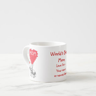Personalised funny mothers day espresso cup