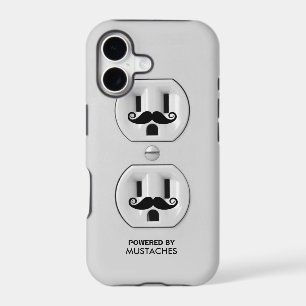 Personalised Funny Moustache Power Outlet