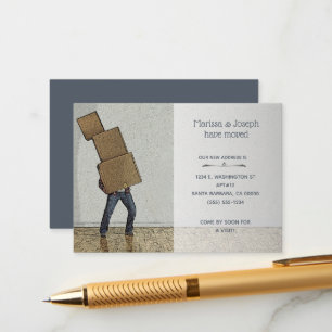 Personalised Funny Moving Announcement We've Moved