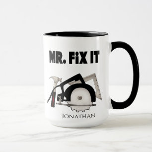 Personalised  Funny Mr Fix It Mug
