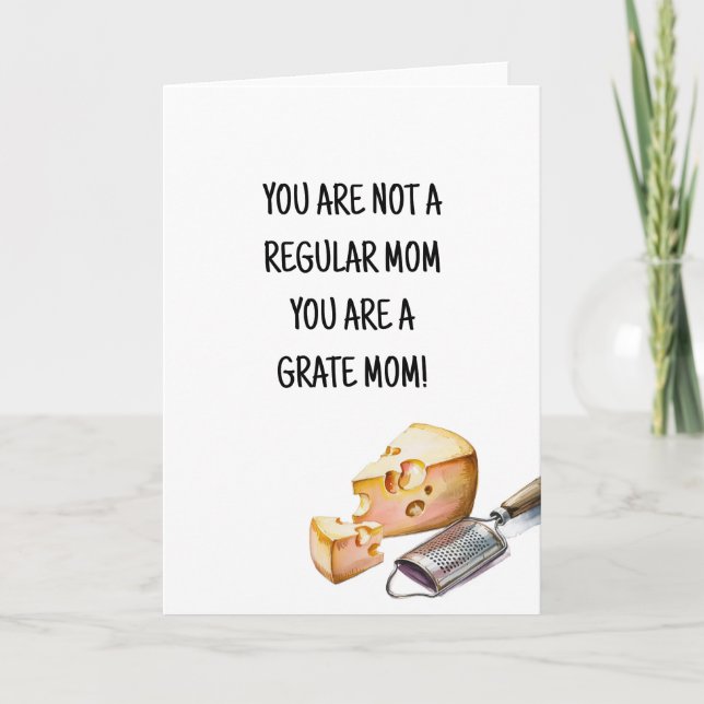Personalised Funny Mum, Grandma Mothers Day Card (Front)