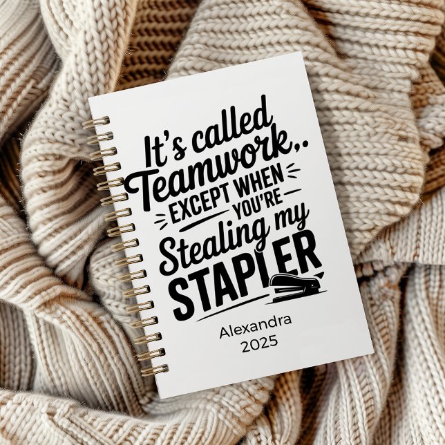 Personalised Funny Office Quote Notebook (Creator Uploaded)