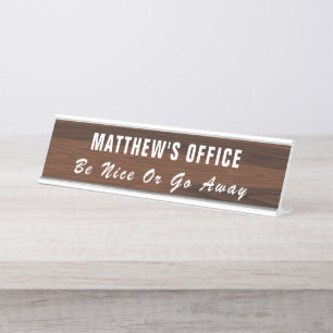 Personalised funny Office Sign