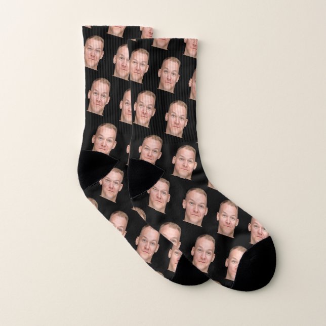 Personalised Funny Photo Face Socks (Pair)