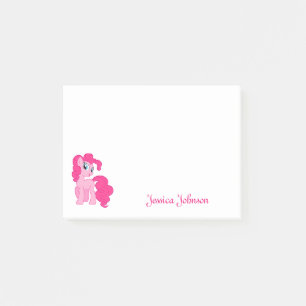 Personalised Funny Pink Unicorn Pony notepad